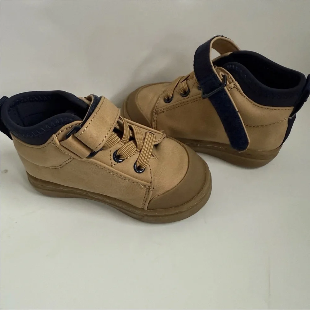 Toddler TOMS Cusco Honey Synthetic Suede Hook And Loop Sneakers Boys (Size 4)